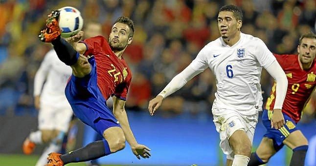 España 2-0 Inglaterra: Mario y Cazorla truncan la racha inglesa en un buen segundo tiempo