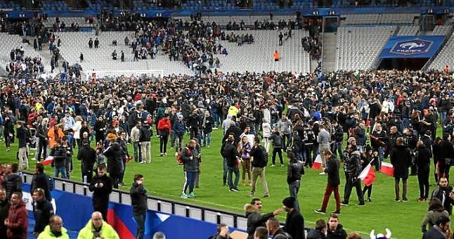 El presidente de la Federación Francesa afirma que el estadio es "seguro" y la gente ha salido "normalmente"