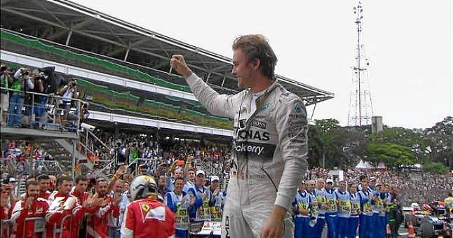 Rosberg gana en Brasil y Alonso termina decimosexto