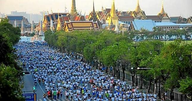 Una media maratón de 27 kilómetros en Bangkok