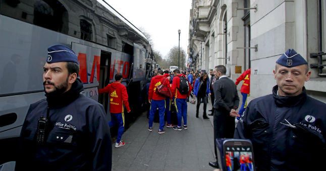 El amistoso entre Bélgica y España en Bruselas se suspende