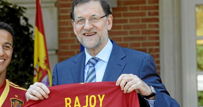 Rajoy, sorprendido por el rendimiento de la defensa del Sevilla