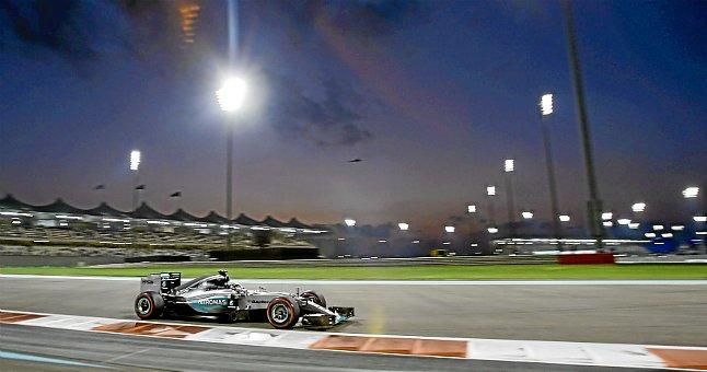 Rosberg manda en los segundos libres de Abu Dabi