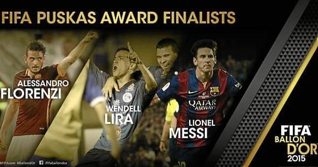 Florenzi, Messi y Lira, candidatos al Premio Puskas
