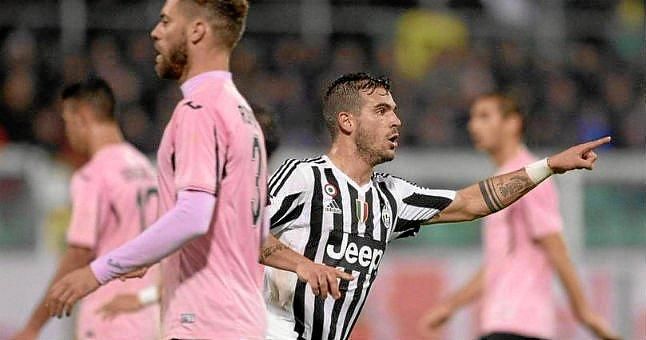 La Juventus gana al Palermo y se mete en Europa
