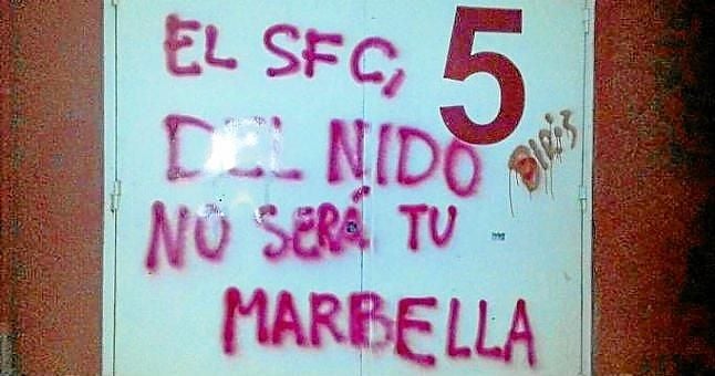 Pintadas contra Del Nido: "El Sevilla no será tu Marbella"