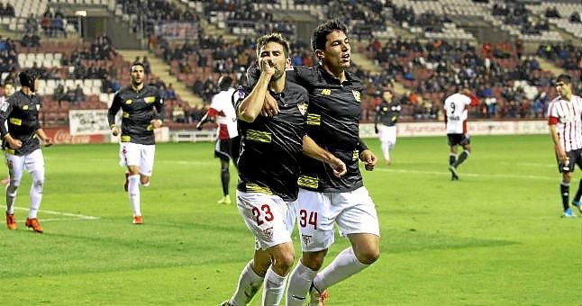 U.D. Logroñés 0-3 Sevilla F.C.: Triunfo de oficio en Las Gaunas
