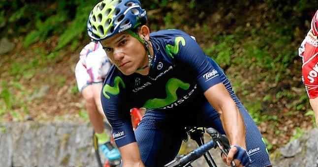 Andrey Amador: "Seré feliz al ayudar a Valverde en el Giro"