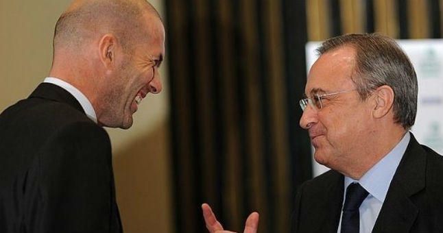 Florentino: "Me encanta Zidane pero hay que dejar trabajar a Benítez"
