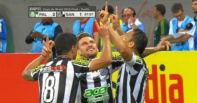 Oliveira marca en la final de la Copa de Brasil