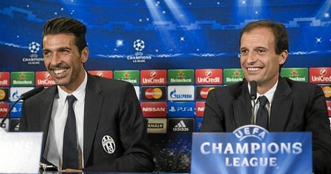 En directo, la rueda de prensa de Allegri y Buffon