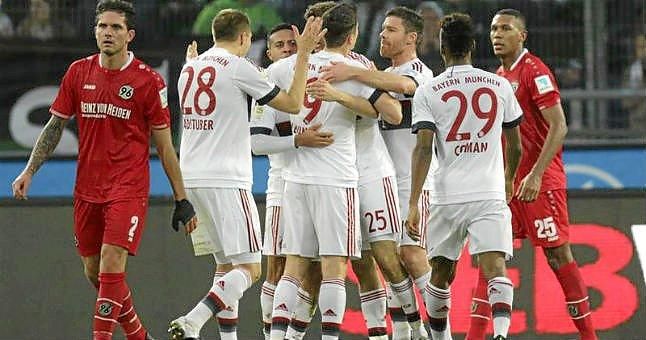 El Bayern cierra el año ocho puntos por encima del Dortmund