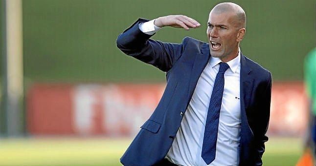 Zidane: "Solo pienso en el Castilla; Benítez está haciendo un gran trabajo"