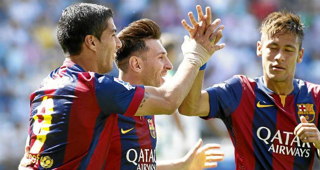 Suárez dice sentir tranquilidad por tener al lado a Messi y a Neymar