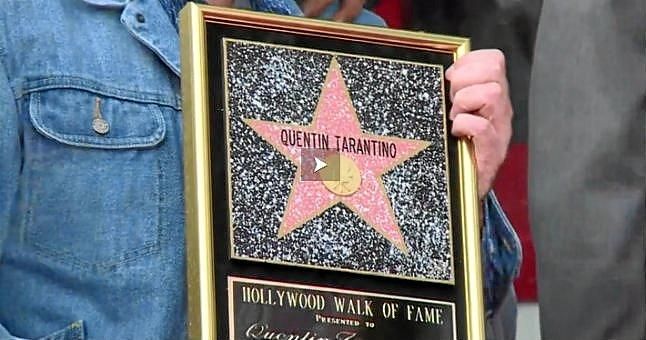 Tarantino recibe su estrella en el Paseo de la Fama de Hollywood