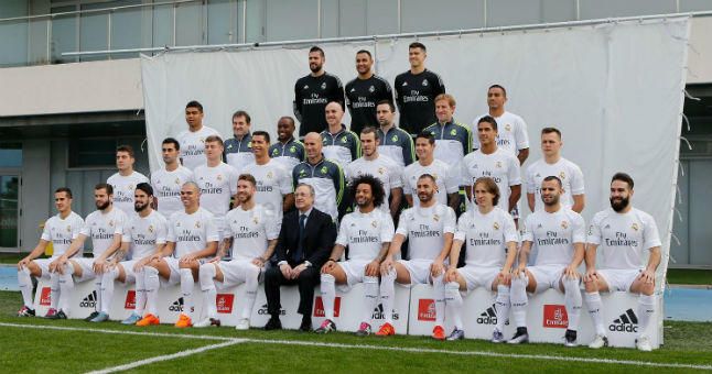 El Real Madrid se hace nueva foto oficial con Zidane