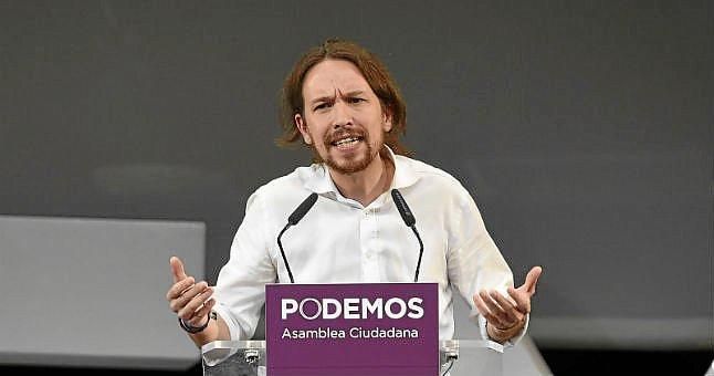 Iglesias anuncia al Rey su voluntad de formar "el Gobierno del cambio" junto al PSOE e IU