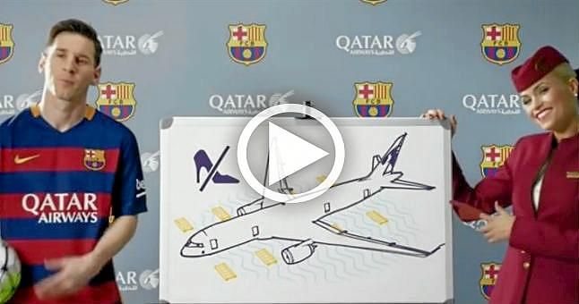 El vídeo de Qatar Airways de Messi, Suárez y Neymar recibe más de 40 millones de visitas