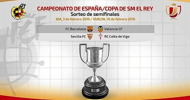 SevillaFC-Celta, en semifinales de Copa del Rey