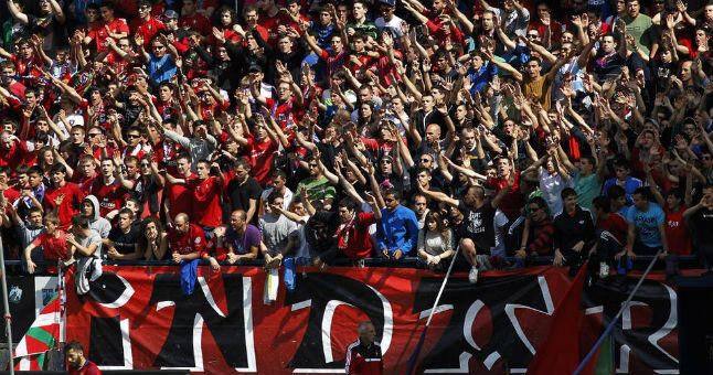 Abierta operación contra miembros de Indar Gorri, grupo ultra de Osasuna