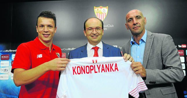 Monchi elogia a Konoplyanka, Nzonzi, Unai Emery...