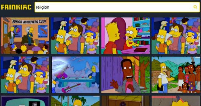 Crean el 'google' de Los Simpsons