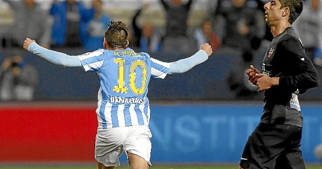 El Málaga se impuso por 2-0 al Dínamo de Kiev