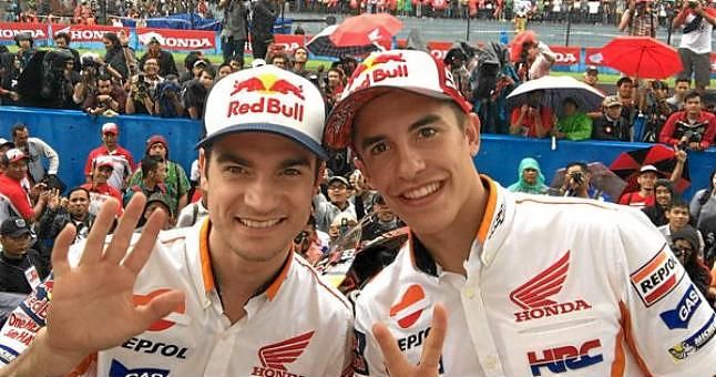 Márquez y Pedrosa presentan en Indonesia el proyecto Honda Repsol 2016