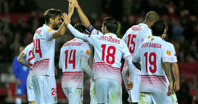 El Sevilla sólo perdió tres partidos en Europa por más de tres goles