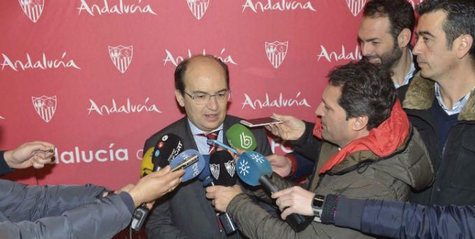 José Castro: "Somos el Sevilla y este escudo hay que defenderlo"