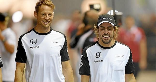 Button califica de "perfecta" la pareja que forma con Alonso en McLaren