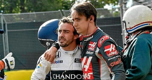 Alonso: "Intentas hacerte pequeño para que no haya ningún choque en la cabeza"