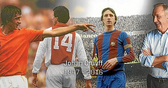 Fallece Johan Cruyff a los 68 años por un cáncer de pulmón