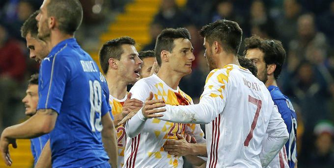 Italia 1-1 España: De Gea y Aduriz evitan la derrota