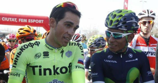 Contador se acerca a Quintana en la general de la Volta