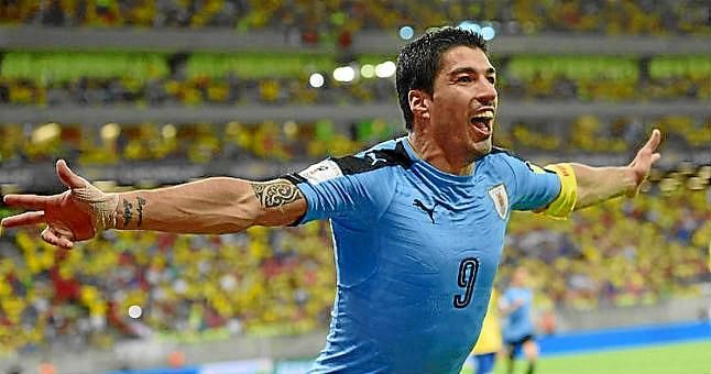 Luis Suárez y Cavani obran la remontada de Uruguay ante Brasil (2-2)