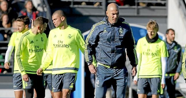 Zidane ya prepara el Clásico con toda su plantilla