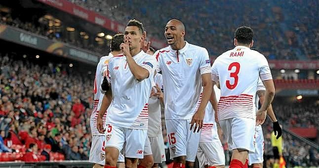 Athletic 1-2 Sevilla: El Sevilla silencia San Mamés y se acerca a semifinales
