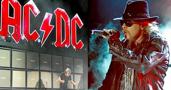 AC/DC ficha a Axl Rose, vocalista de Gun N'Roses, para la gira europea ...