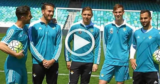 (Vídeo) Joaquín, Montoya y Fabián se retan en el entrenamiento