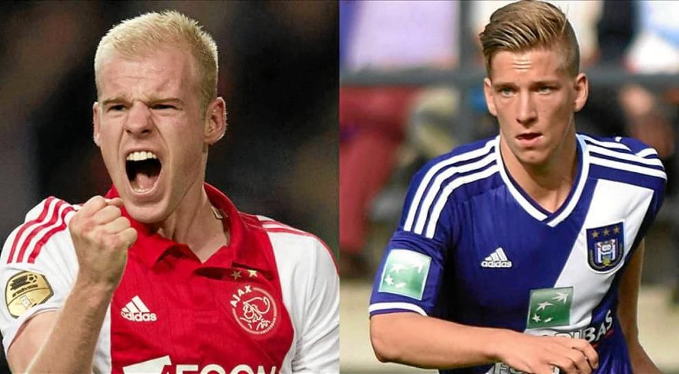 Davy Klaassen y Dennis Praet prefieren jugar en el Sevilla