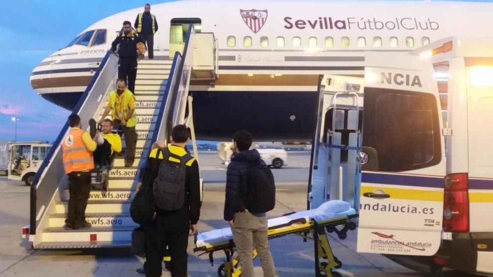 Grave lesión Krohn-Dehli: del avión al hospital