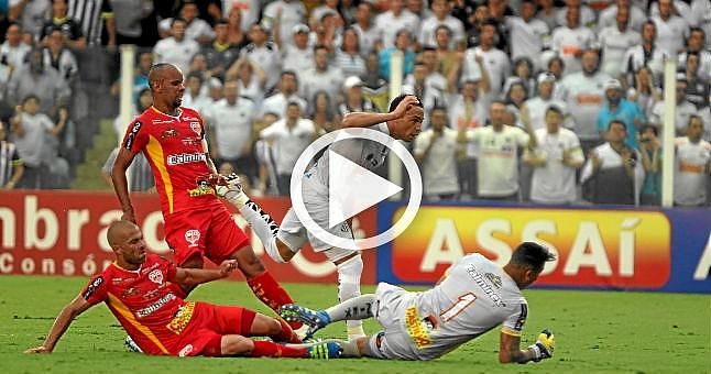 Un golazo de Oliveira da el Paulistao al Santos