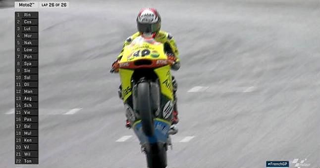 Segunda victoria de la temporada para Alex Rins, que es nuevo líder de Moto2