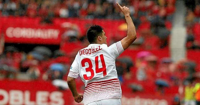 Diego González, debut y gol en un minuto