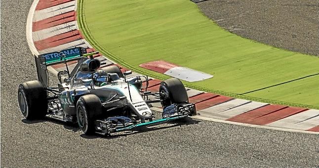 Rosberg manda en la segunda tanda de entrenamientos por delante de Raikkonen
