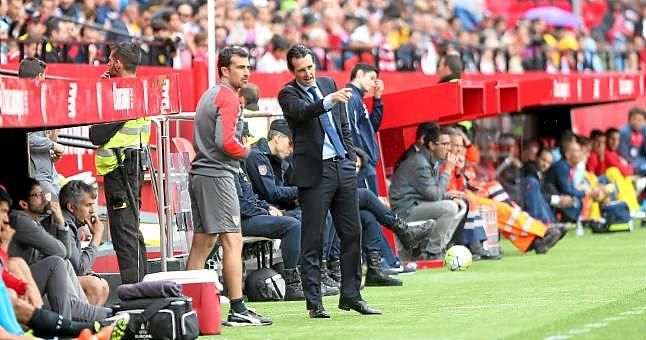 Emery: "El Sevilla quiere, busca y trabaja mucho la Europa League"
