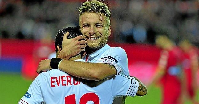 Immobile: "Banega está buscando casa en Milán"