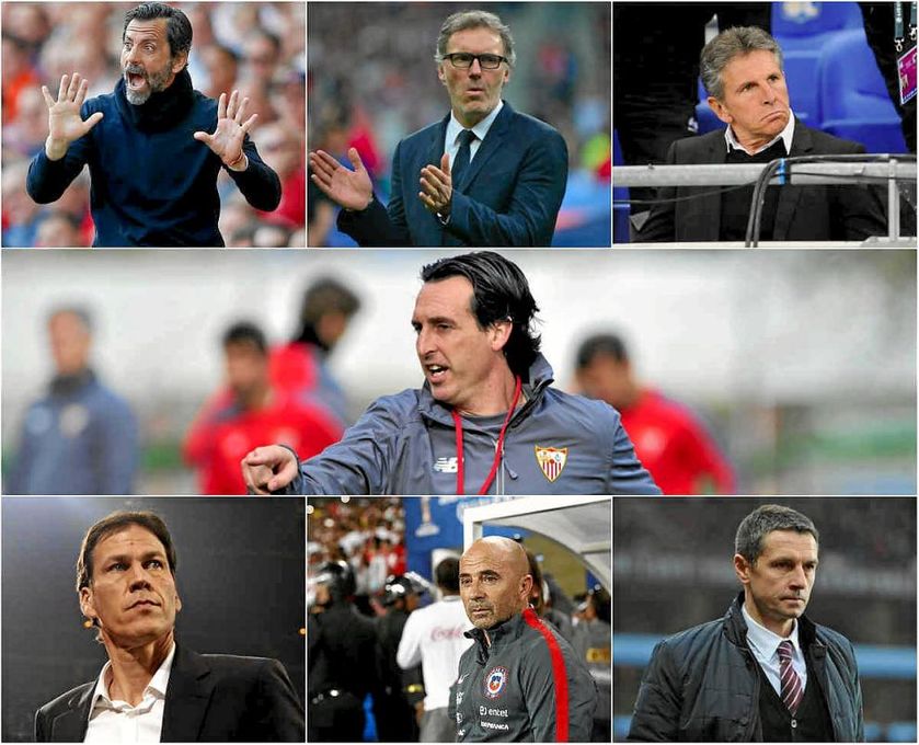Quique, Blanc, Sampaoli, Rudi, Claude Puel y una larga lista...
