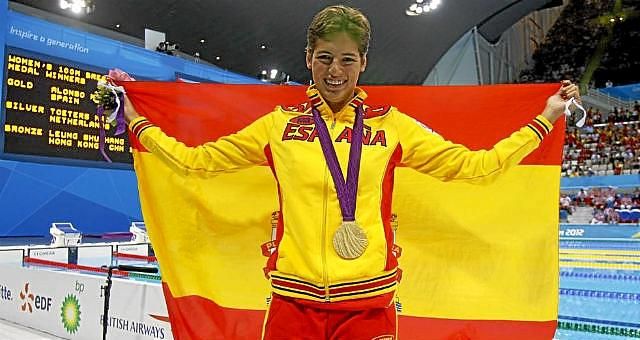 Michelle Alonso bate el récord de España de los 100 metros libres